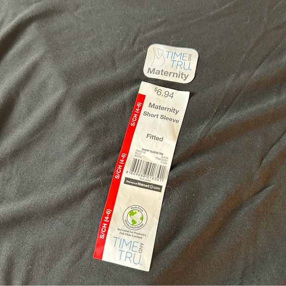 GAP Maternity Cable Knit Sweater & NWT tee Black Size Small EUC 100% cotton - Picture 10 of 16